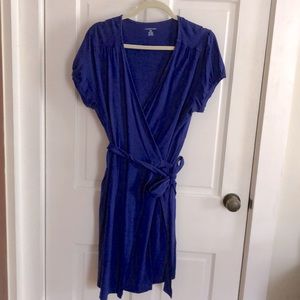 Blue Wrap Dress
